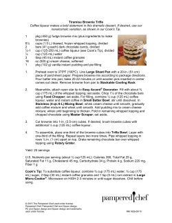 Tiramisu Brownie Trifle