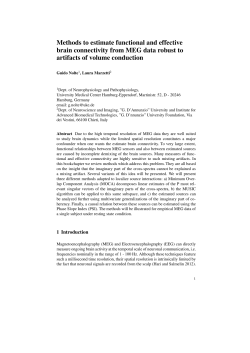 Connectivity in source space - Organization for Human Brain Mapping