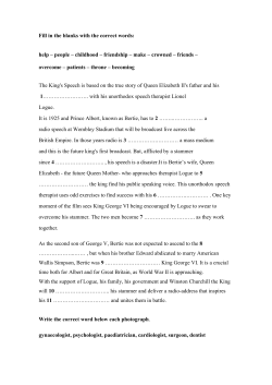 Fill in the blanks with the correct words: help &ndash; people &ndash; childhood