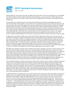 CRTO Twentieth Anniversary
