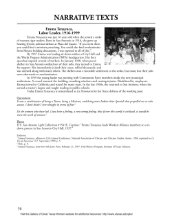 Emma Tenayuca - Gallery of Great Texas Women