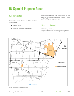 18 Special Purpose Areas