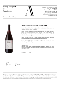 2016 Stoney Vineyard Pinot Noir PDF