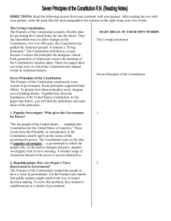 DIRECTIONS: Read the following section from your textbook with