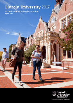 Stakeholder Briefing