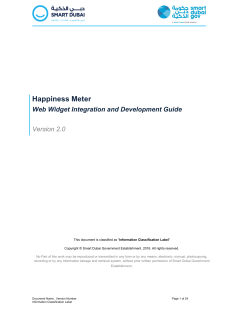 Happiness Meter Web Widget Integration and Development Guide