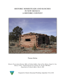 historic homesteads and ranches in new mexico