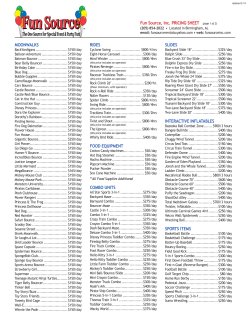 Price List - Funsource