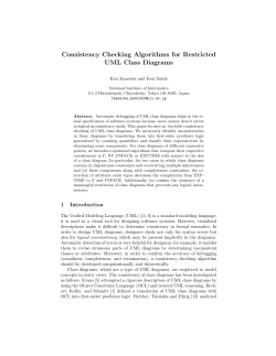 Consistency Checking Algorithms for Restricted UML Class Diagrams