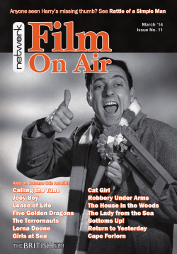 Film On Air Issue 11 Rattle of a Simple Man / Calling
