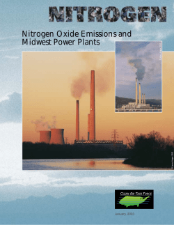 Nitrogen Oxide Emissions and Midwest Power Plants