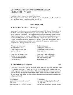 cd program - Bowdoin College