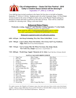 santa cali gon info 2016 - Cathy`s Creative Dance School