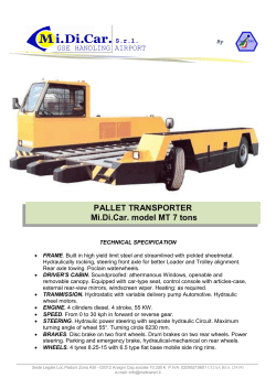 PALLET TRANSPORTER Mi.Di.Car. model MT 7 tons