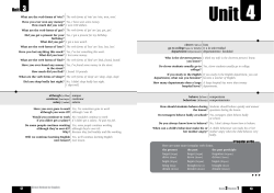irregular verbs
