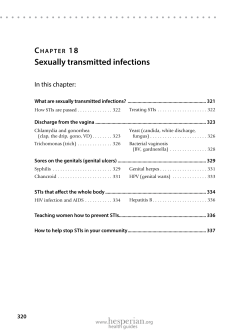 Sexually transmitted infections