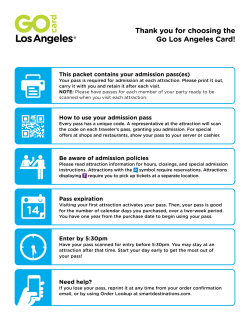 Thank you for choosing GO Los Angeles Card!