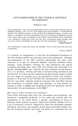 anti-communism in the federal republic of germany