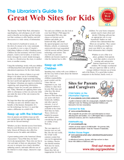 The Librarian`s Guide to Great Web Sites for Kids