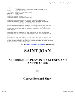 saint joan - WordPress.com