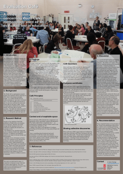 Contact 1, Introduction 3, Research Method 2, Background Caf&eacute;