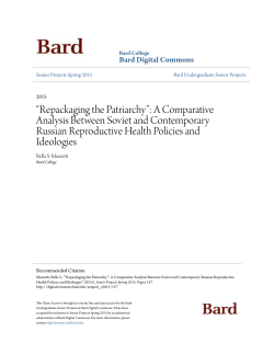 A Comparative Analysis Between Soviet and Contemporary Russian