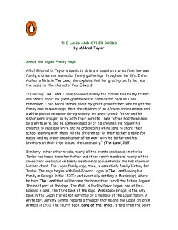 The Land and other books by Mildred D. Taylor