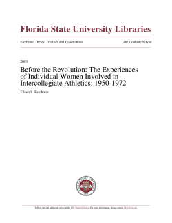 Before the Revolution: The Experiences of Individual