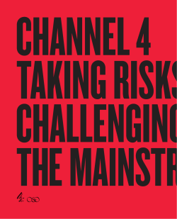 Channel 4 Taking Risks, Challenging the Mainstream PDF