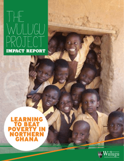 learning to beat poverty in northern ghana
