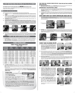 2-STEP INSTRUCTIONS FOR FRYING UP TO A 15 LB TURKEY