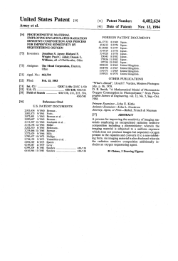 Photosensitive material employing encapsulated radiation sensitive