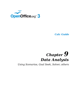 Data Analysis - Apache OpenOffice Wiki