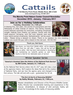 Dec. 2016-Feb. 2017 - Marshy Point Nature Center