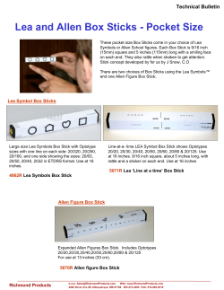 Lea and Allen Box Sticks - Pocket Size