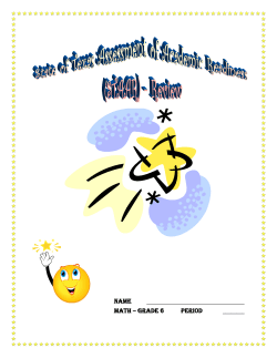 Name Math &ndash; Grade 6 Period