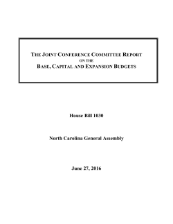 the joint conference committee report