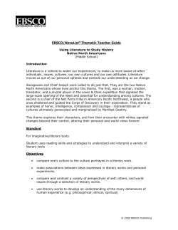 EBSCO/NoveList&reg; Thematic Teacher Guide Using Literature to