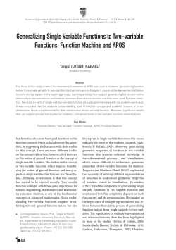 Generalizing Single Variable Functions to Two
