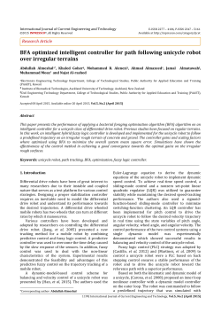 BFA optimized intelligent controller for path following unicycle robot