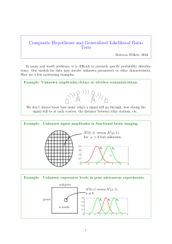 Composite Hypothesis Tests