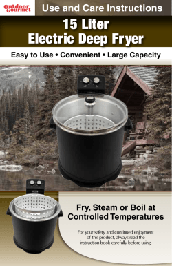 Electric Deep Fryer 15 Liter