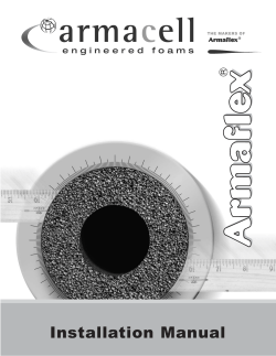 Armaflex Thickness Recommendations
