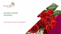 MZURRIE FLOWERS PACKAGING