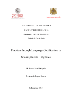 Emotion through Language Codification in