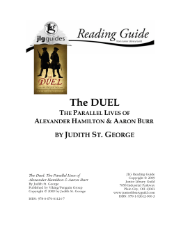 The Duel SE JLGGuide - juniorlibraryguild.com