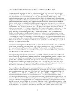 Essay  - Center for the Study of the American Constitution