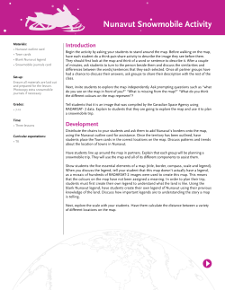 Nunavut Snowmobile Activity