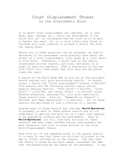 Crust Displacement Threat - World