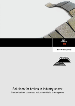 PDF Brochure  Friction materials